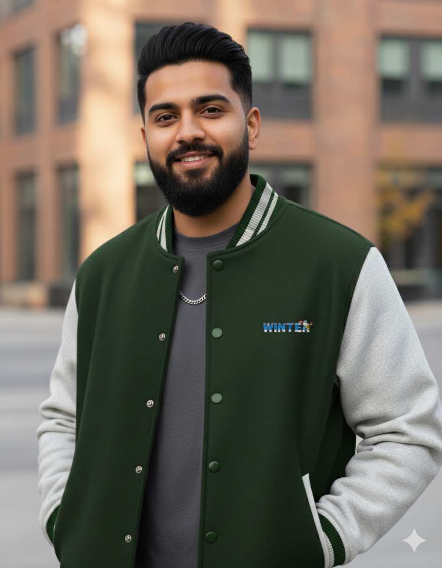 Unisex Varsity Winter Season Jacket