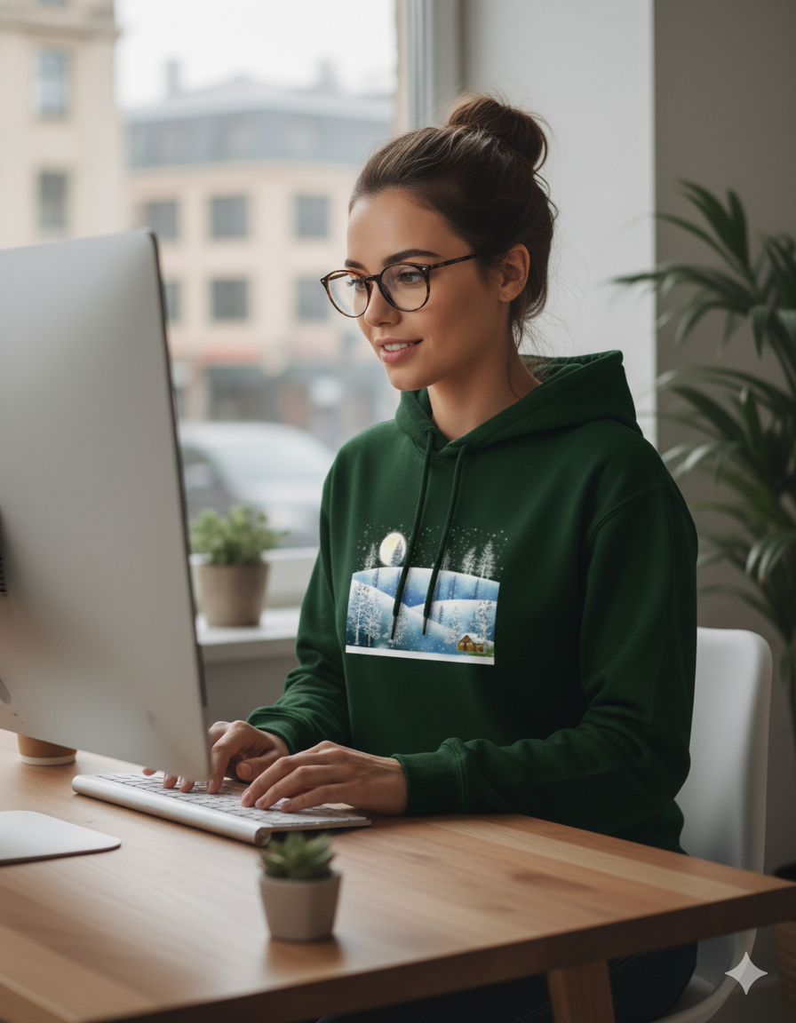 Unisex Oversized Winter Season Hoodie